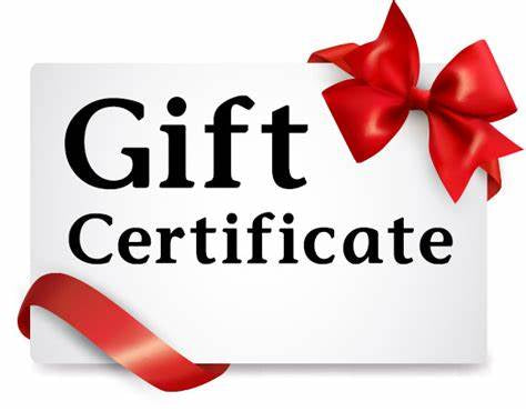 *Parker Project Gift Certificates